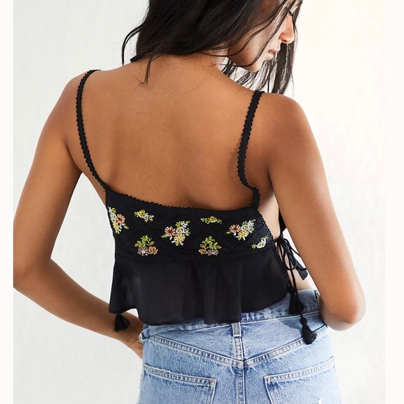 NWT Free People ivory white brami (bra + camisole), size L, this color sold out! - Picture 6 of 10